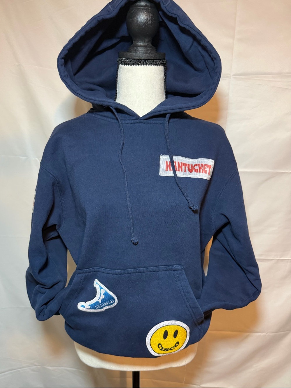 BROdenim Nantucket Oversized Patch Hoodie